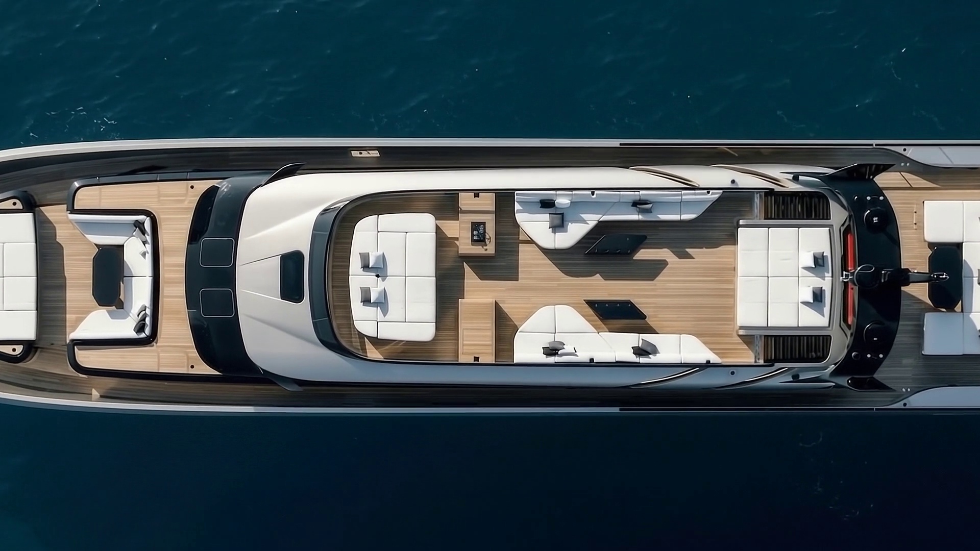 Aerial Planar Teak Deck Architecture