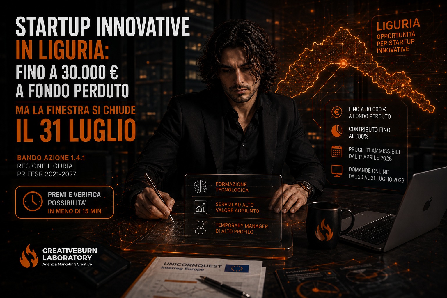 Startup innovative in Liguria: fino a 30.000 € a fondo perduto, ma la finestra si chiude il 31 luglio