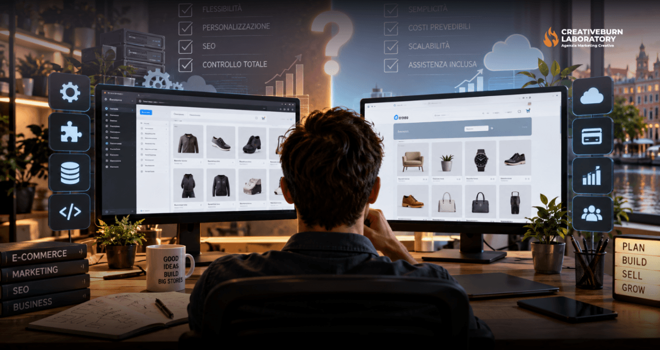 WooCommerce vs Shopify: Quale Piattaforma Scegliere nel 2026? [Confronto Prezzi & Prestazioni]