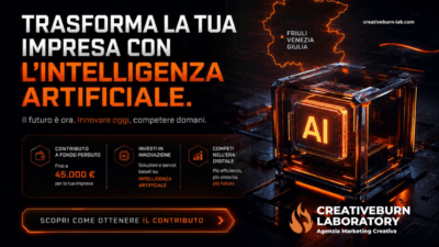 Friuli Venezia Giulia, AI non è più un’opzione. È un investimento a Fondo Perduto.