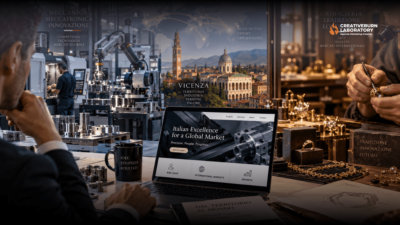 Web Agency a Vicenza: Strategie Digitali per il Distretto Metalmeccanico e Orafo