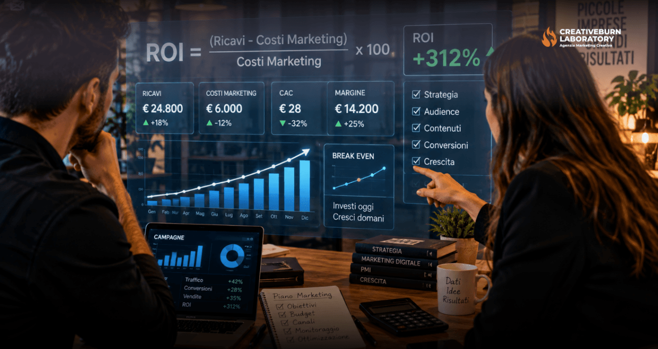 Calcolo ROI Marketing: Formule Matematiche, Esempi Pratici e Tool PMI