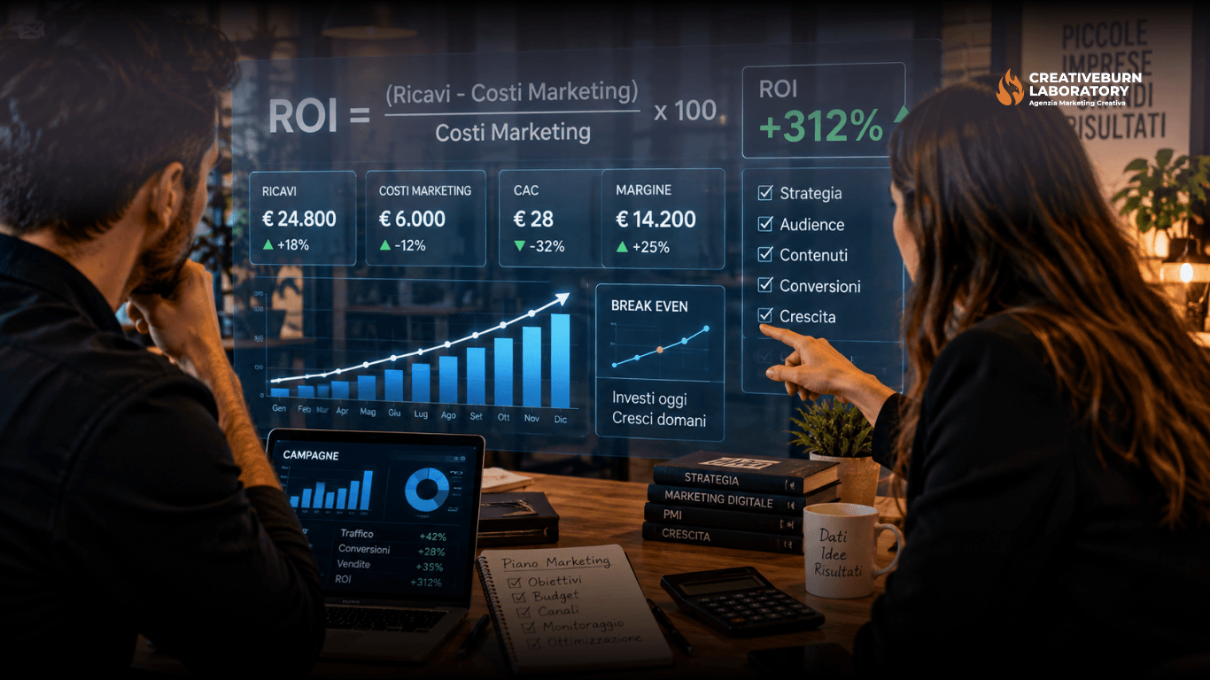 Calcolo ROI Marketing: Formule Matematiche, Esempi Pratici e Tool PMI